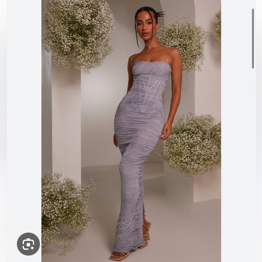 Mars The Label Ruched Corset Maxi